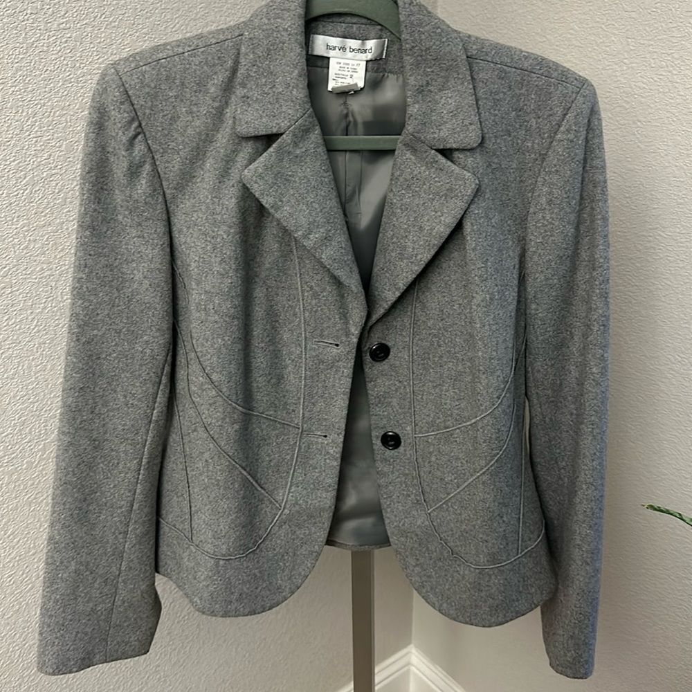 Harve Bernard grey pre loved blazer